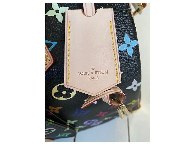 Louis Vuitton SPEEDY MULTICO NERO M92642 Multicolore - vista 6
