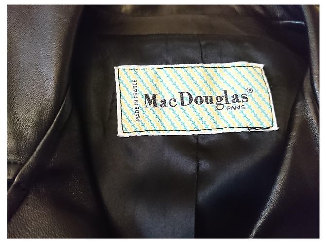Mac Douglas Bikerjacke aus schwarzem Lammleder - Ansicht 6