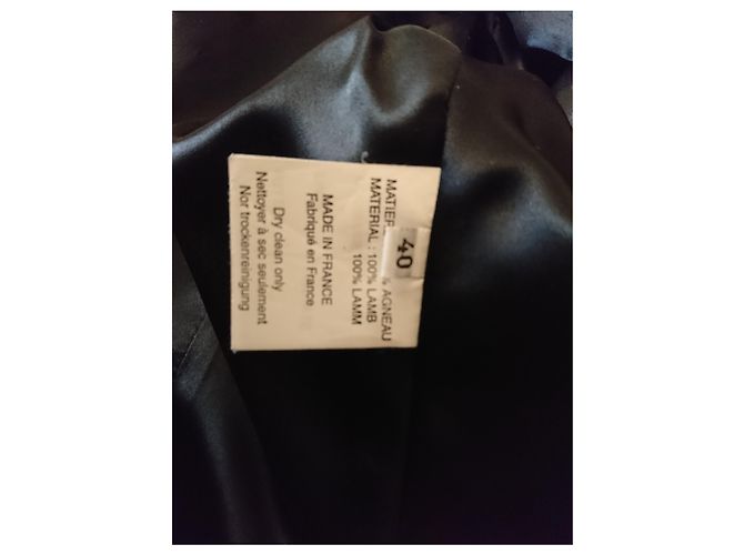 Mac Douglas Bikerjacke aus schwarzem Lammleder - Ansicht 7