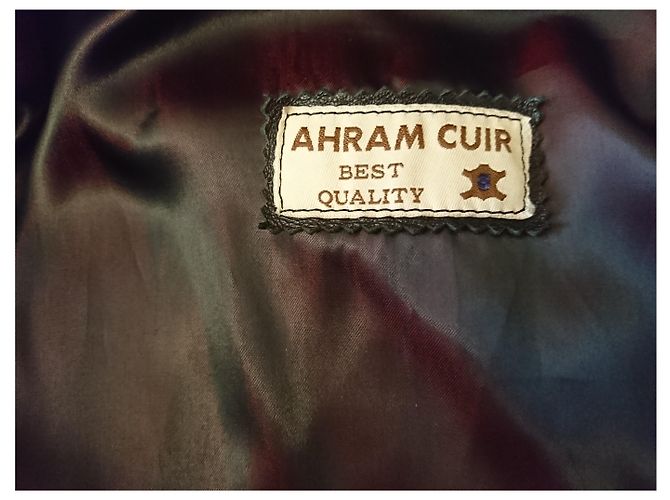 Autre Marque Ahram Jacke aus schwarzem Lammleder - Ansicht 5