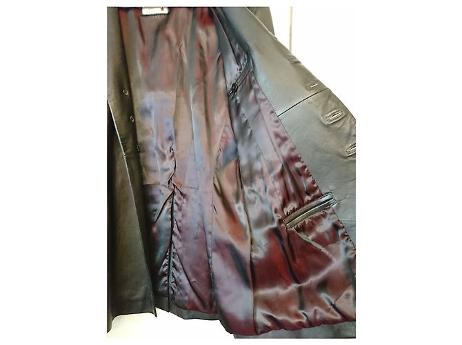 Autre Marque Ahram Jacke aus schwarzem Lammleder - Ansicht 6