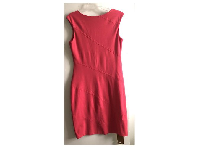 Diane Von Furstenberg Vestido DvF "Priceless" Coral - vista 2