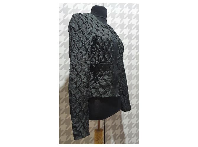 Blazer nero Baum und Pferdgarten - vista 2