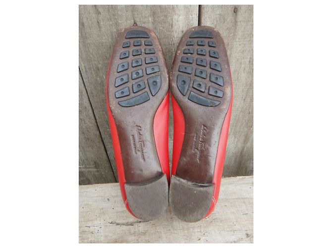 Salvatore Ferragamo p mocassini 37 Rosso - vista 8