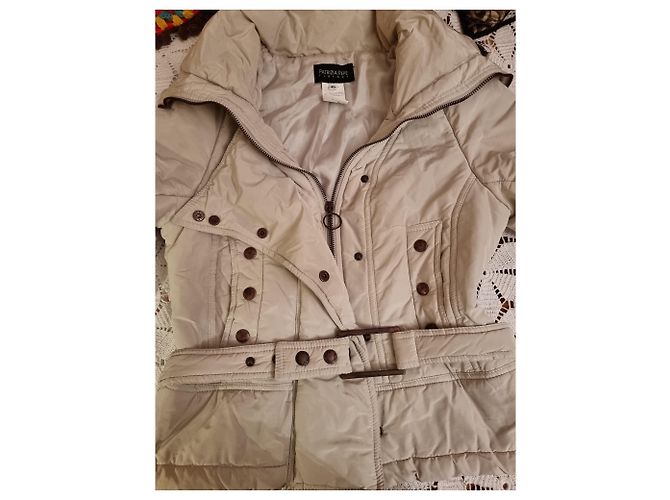 Patrizia Pepe kurze Daunenjacke creme Roh - Ansicht 3