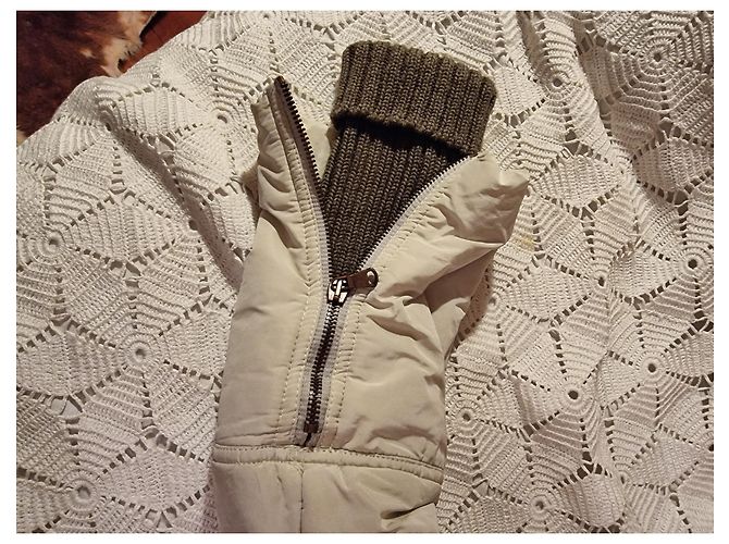 Patrizia Pepe kurze Daunenjacke creme Roh - Ansicht 4