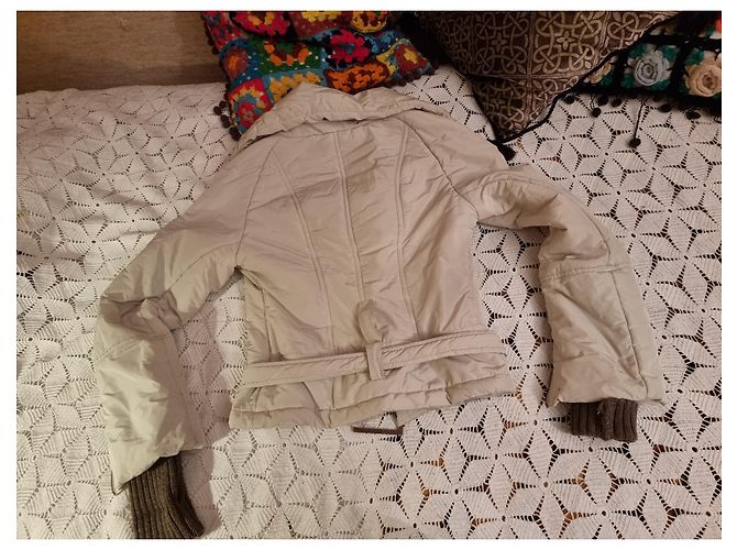 Patrizia Pepe kurze Daunenjacke creme Roh - Ansicht 6