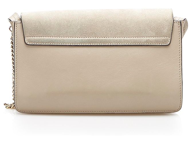 Chloé Borsa a tracolla in pelle Faye grigia di Chloe - vista 3