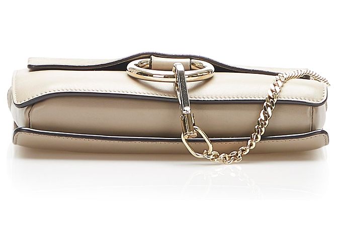 Chloé Borsa a tracolla in pelle Faye grigia di Chloe - vista 4