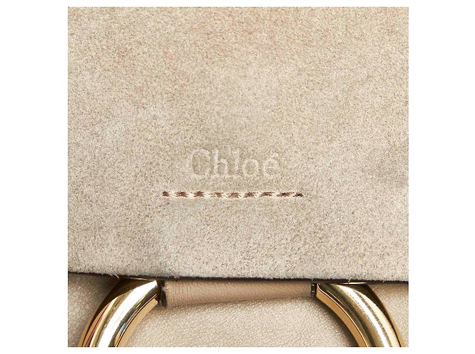 Chloé Borsa a tracolla in pelle Faye grigia di Chloe - vista 8