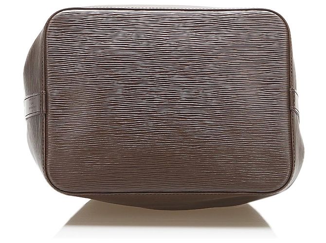 Louis Vuitton Brown Epi Noe Marrone Marrone scuro - vista 4
