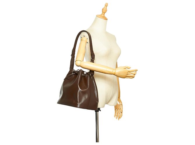 Louis Vuitton Brown Epi Noe Marrone Marrone scuro - vista 8