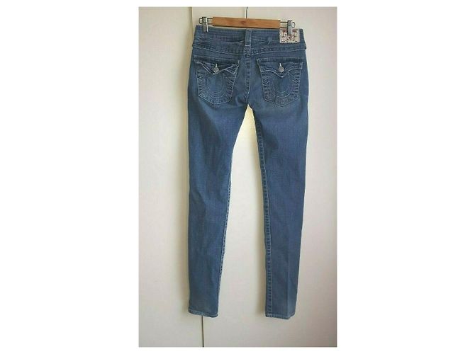 Jeans skinny True Religion Juli Blu - vista 2