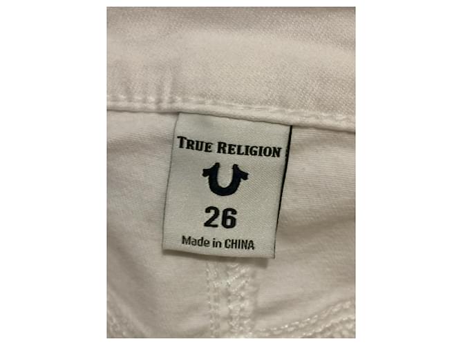 True Religion Vaqueros elásticos blancos Halle - vista 4