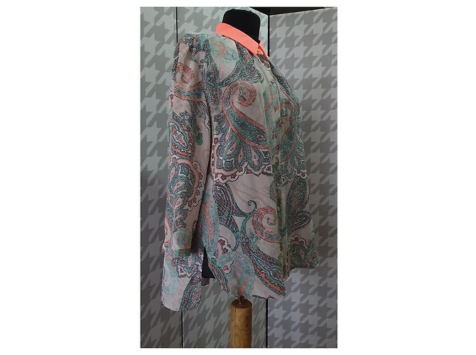 Camicia in seta Luisa Cerano Multicolore - vista 2