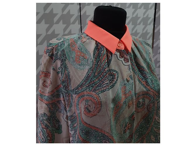 Camicia in seta Luisa Cerano Multicolore - vista 3
