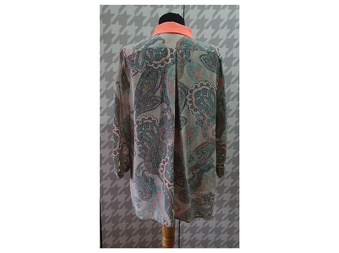 Camicia in seta Luisa Cerano Multicolore - vista 4