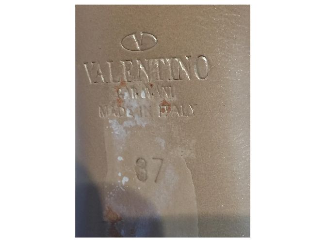 Valentino Garavani Valentino Sparkle Peeptoes Nero Argento - vista 3