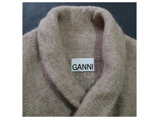 Ganni Gestreifter Tankpullover Wolle Mehrfarben - Ansicht 5