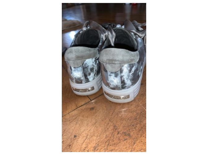 Kennel & Schmenger Sneaker aus Samt Dunkelgrau Anthrazitgrau - Ansicht 3