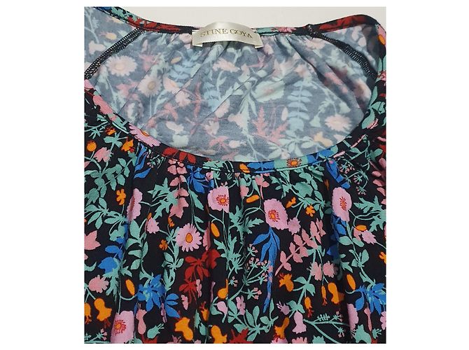 Autre Marque Stine Goya Blumenkleid Mehrfarben - Ansicht 2