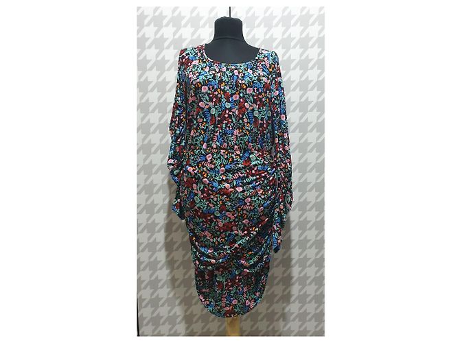 Autre Marque Stine Goya Blumenkleid Mehrfarben - Ansicht 3