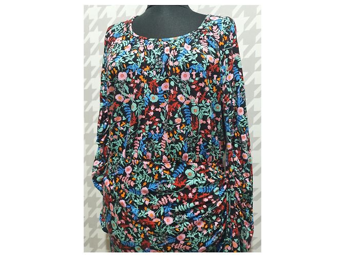 Autre Marque Stine Goya Blumenkleid Mehrfarben - Ansicht 4
