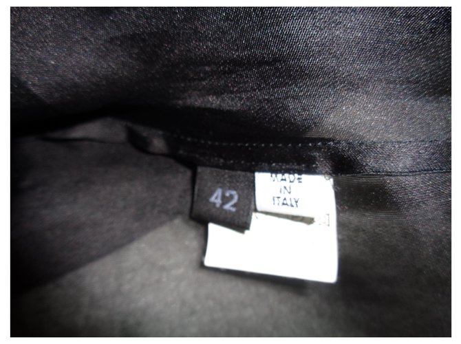 Autre Marque Camicetta di seta nera IT42 Nero - vista 2