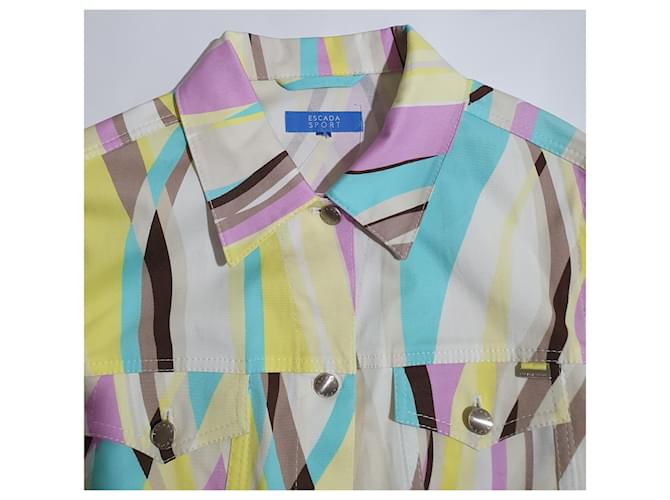 Giacca Escada in cotone ed elastan multicolore - vista 6
