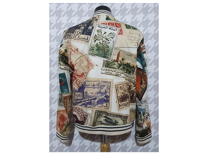 Autre Marque Giacca Bomber Desizo Monni in Cotone Multicolore - vista 4