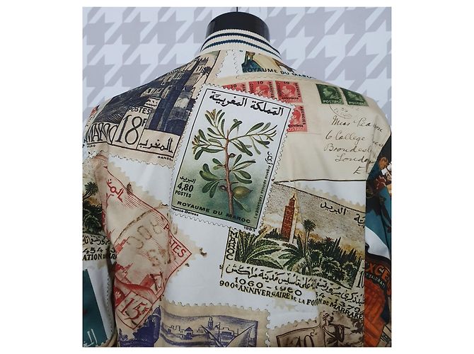 Autre Marque Giacca Bomber Desizo Monni in Cotone Multicolore - vista 5