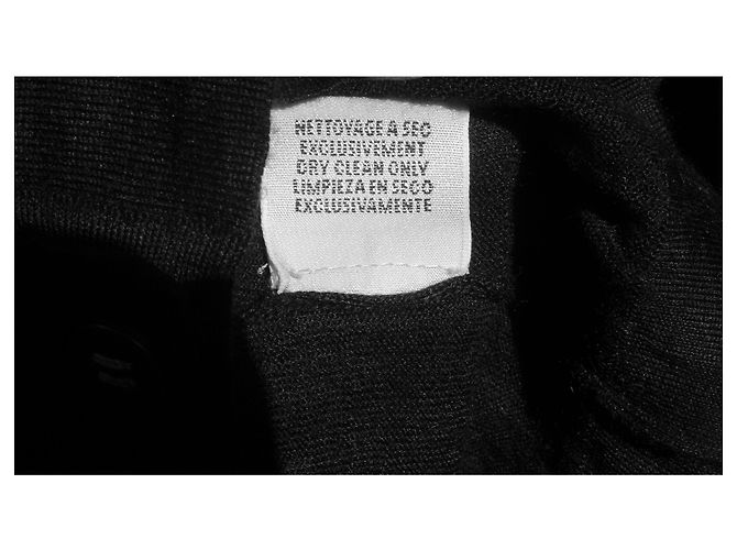 Hermès SEHR SELTENE WEINLESE HERMES SLEEVELESS CARDIGAN SWEATER Schwarz - Ansicht 5