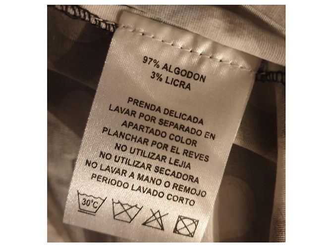 Autre Marque Vestido Almatrichi de algodón con lunares Negro Blanco - vista 8