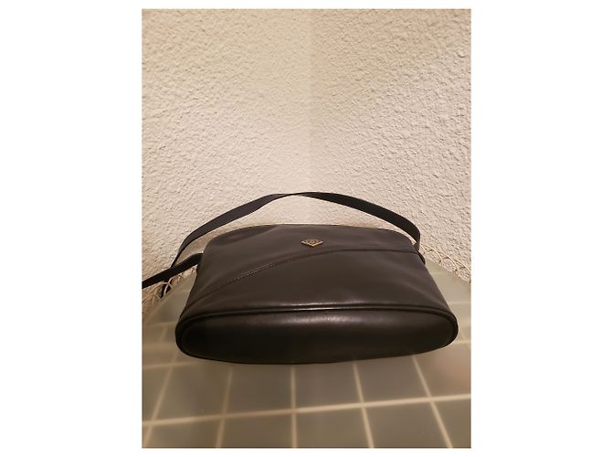 Borsa a tracolla Gucci in pelle blu scuro - vista 7