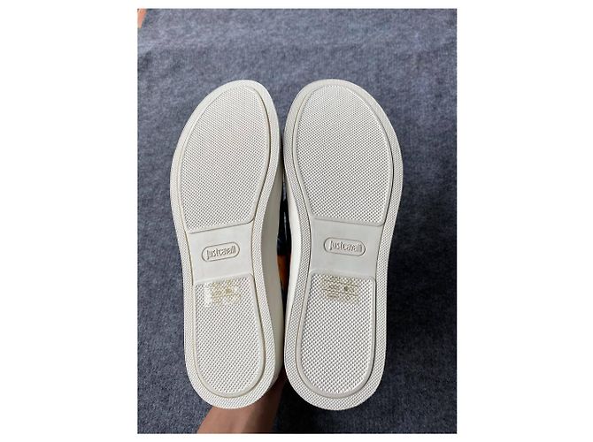 Mocassini Just Cavalli in pelle grigio scuro Grigio antracite - vista 5