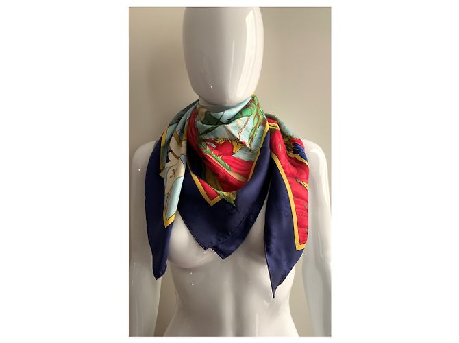 Hermès Vendimia coleccionable 1992 fular Multicolor - vista 10