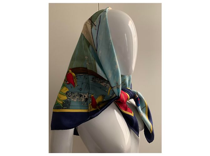 Hermès Vendimia coleccionable 1992 fular Multicolor - vista 11