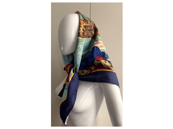 Hermès Vendimia coleccionable 1992 fular Multicolor - vista 12