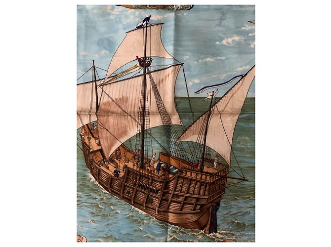 Hermès Vendimia coleccionable 1992 fular Multicolor - vista 5