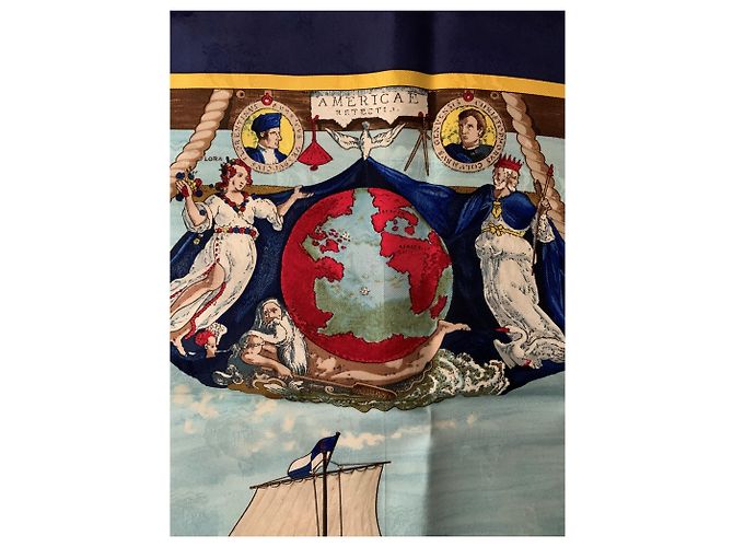 Hermès Vendimia coleccionable 1992 fular Multicolor - vista 6