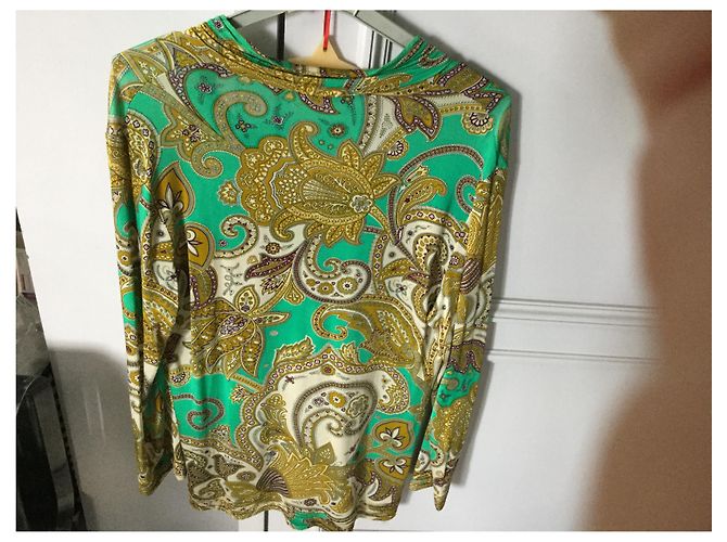 Etro Kleines Viskose-Topmodell Mehrfarben - Ansicht 2