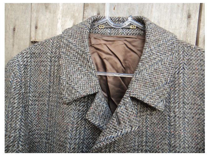 Autre Marque cappotto da uomo vintage 50 Grigio - vista 2