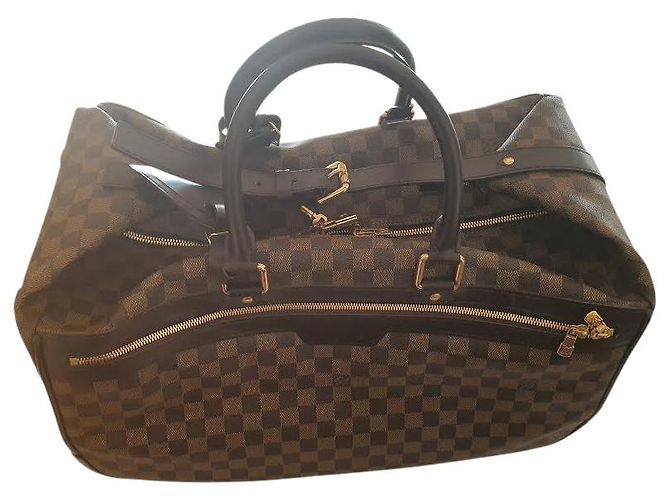 borsa da viaggio louis vuitton. Marrone - vista 4