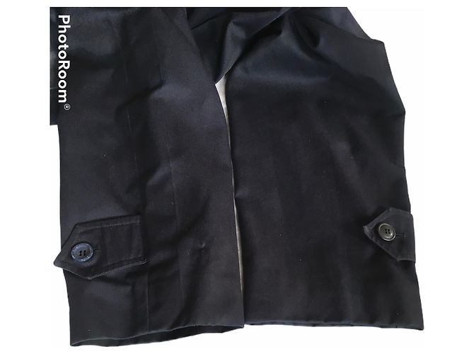 Graben Burberry, Erbe mittellang Schwarz - Ansicht 11