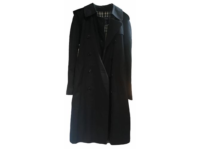 Graben Burberry, Erbe mittellang Schwarz - Ansicht 4