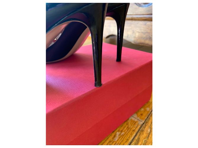 Valentino Garavani Décolleté Valentino Rockstud nere Nero - vista 7