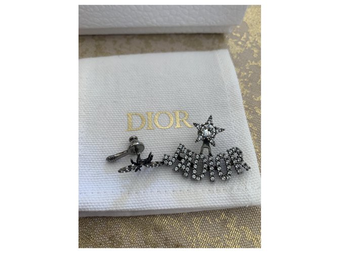 Orecchini Dior J’adior metallo argento Silver hardware - vista 6