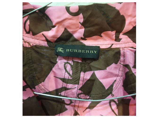 Burberry Fantasy-Kleid Schwarz Pink - Ansicht 9