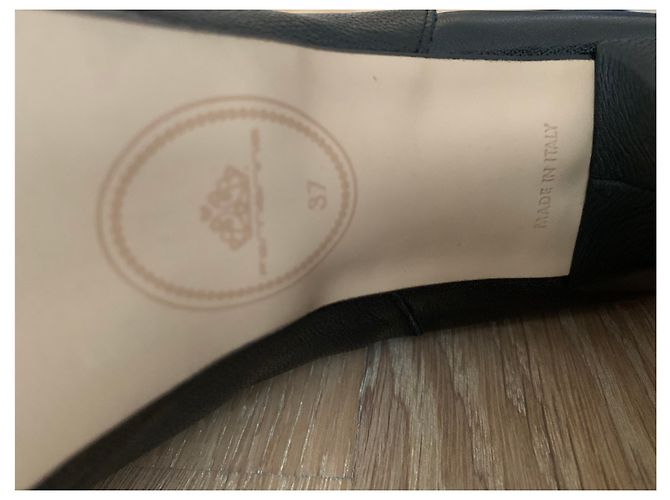 Décolleté Fornarina in pelle nera - vista 5