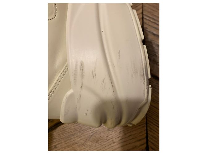 Gucci Rhyton Sneaker aus Leder eggshell Aus weiß - Ansicht 6